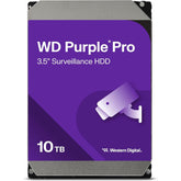 Wd 10tb Wd Purple Pro Surveillance Hard Drive 3.5" Sata 7200 Rpm 512 Mb Cache - CompuMe